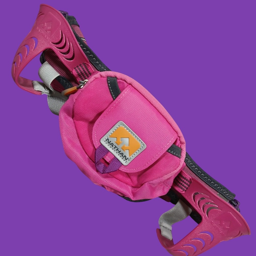 Nathan Hydration Running Belt Kids OS Pink Sport Trail Fitness